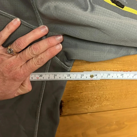 Cabelas Mens pullover Lg Half Zip collared‎ gray polyester workwear lightweight - Picture 2 of 9